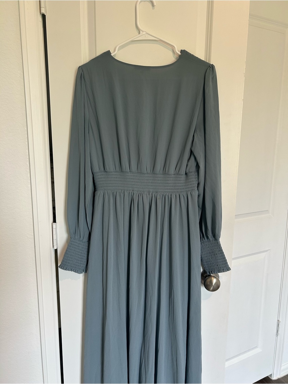 Baltic Born Olivia Maxi Dress in Dusty Blue - Picture 6 of 13